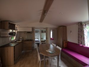 Mobil-home 6 personnes terrasse couverte